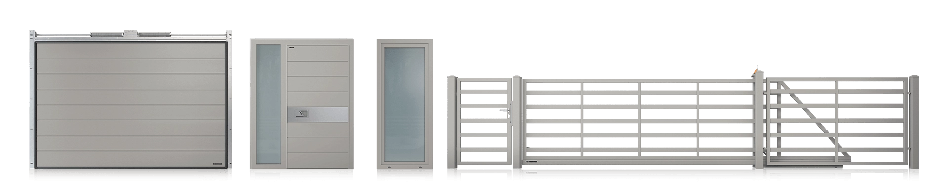 Porte, finestre e recinzioni dello stesso colore