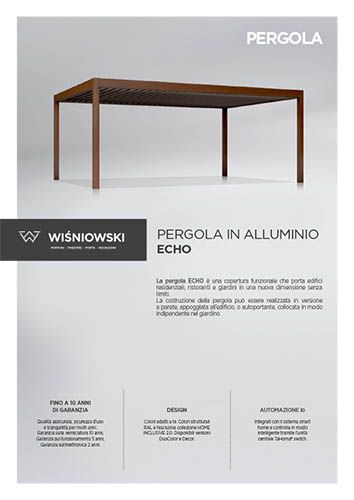 Pergola in alluminio ECHO